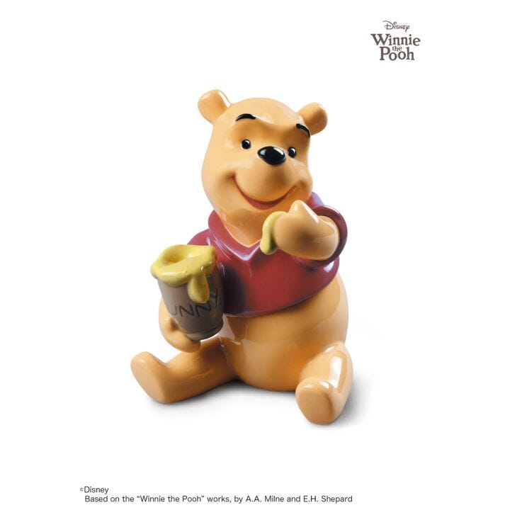 Winnie the Pooh Figurine in Lladró