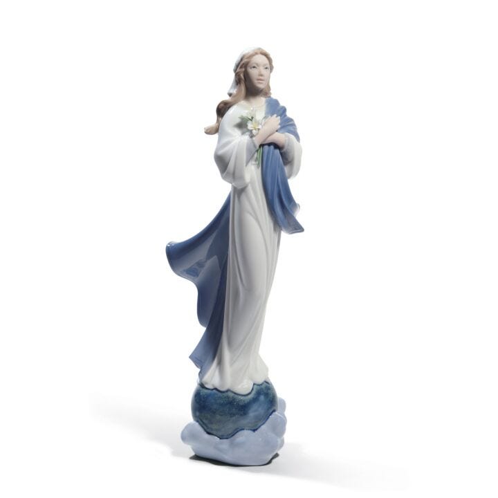 Blessed Virgin Mary Figurine in Lladró