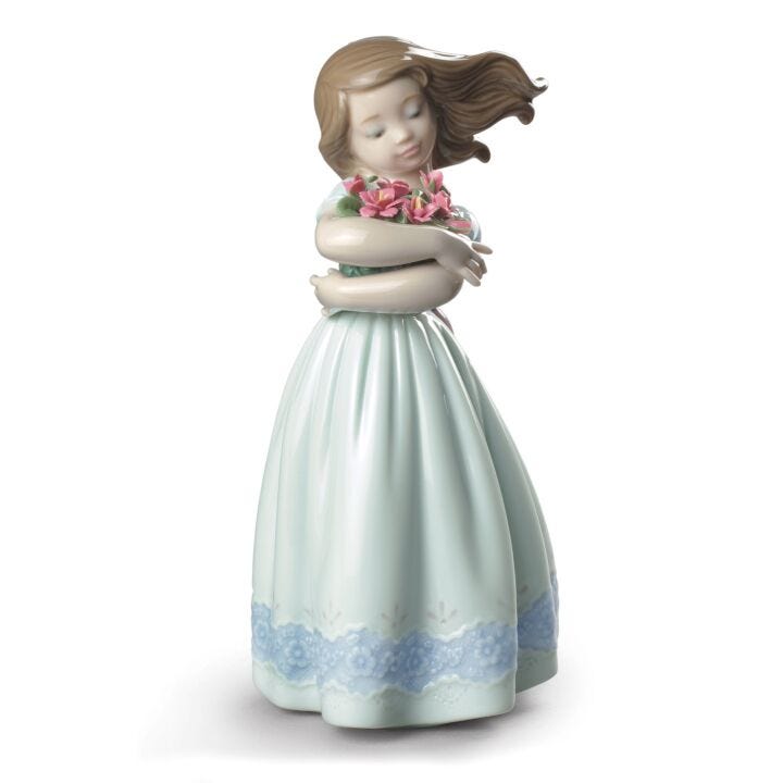 Tender innocence Girl Figurine-II in Lladró