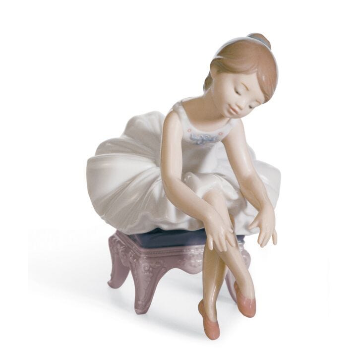 Little Ballerina I Girl Figurine in Lladró