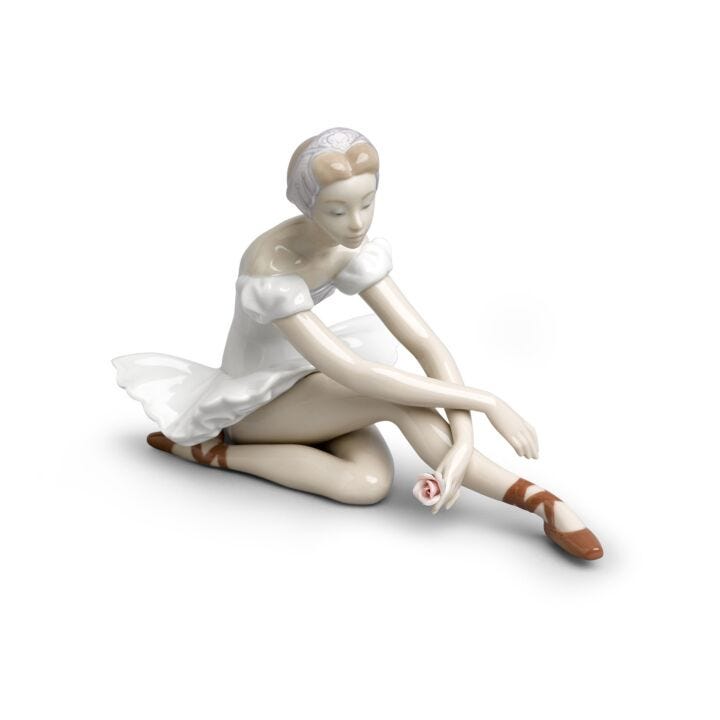 Figura mujer Ballet de la rosa en Lladró