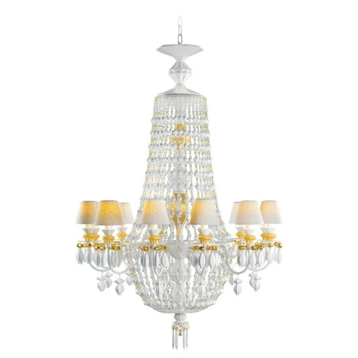 Winter Palace 12 Lights Chandelier in Lladró