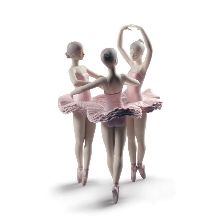 Figura bailarinas Nuestra pose de ballet en Lladró