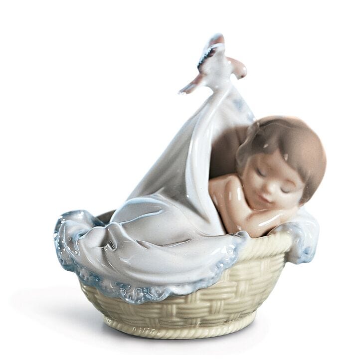 Tender Dreams Boy Figurine in Lladró