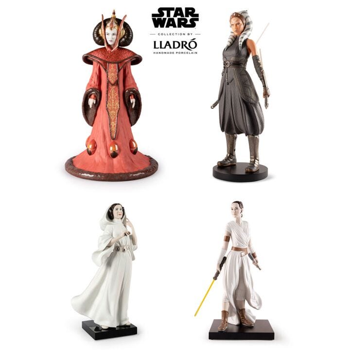 Star Wars Heroines Full Set  en Lladró