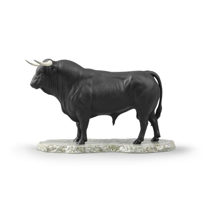 Spanish Bull Figurine in Lladró