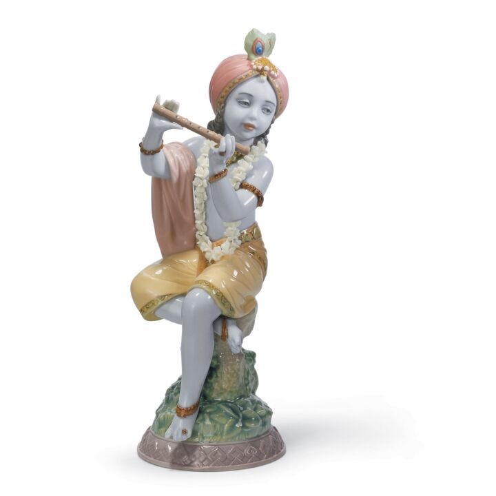 Lord Krishna Figurine in Lladró