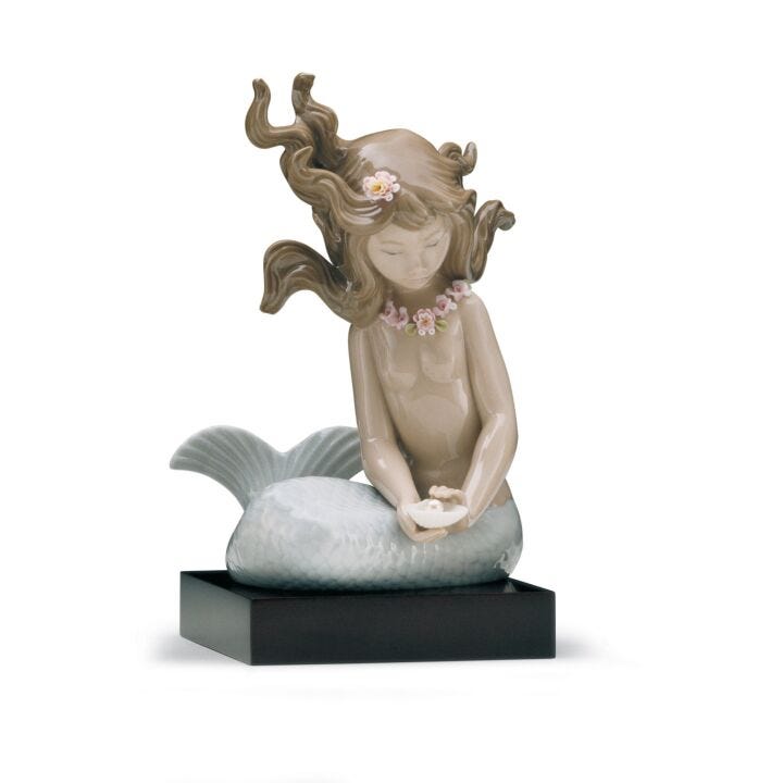 Mirage Mermaid Figurine in Lladró