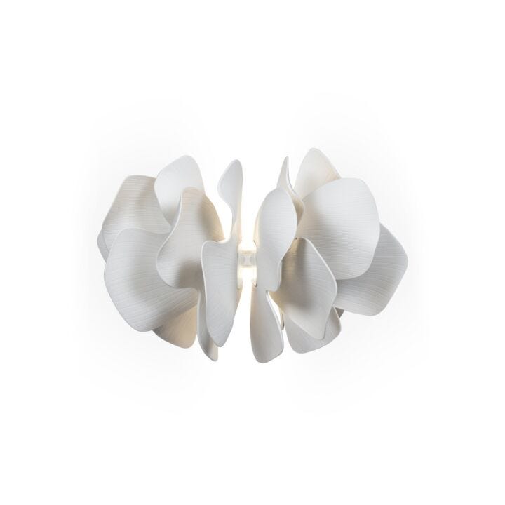 Nightbloom Wall Sconce. White. (US) in Lladró