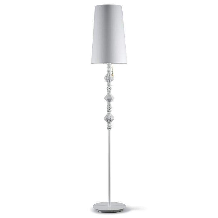 Belle de Nuit Floor Lamp II. White (UK) in Lladró
