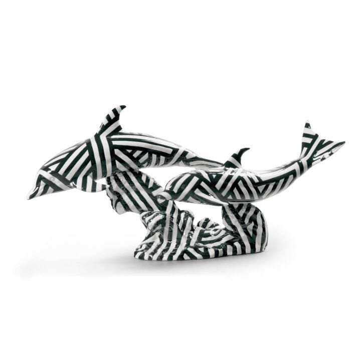 Dolphins' Dance Figurine. Dazzle in Lladró