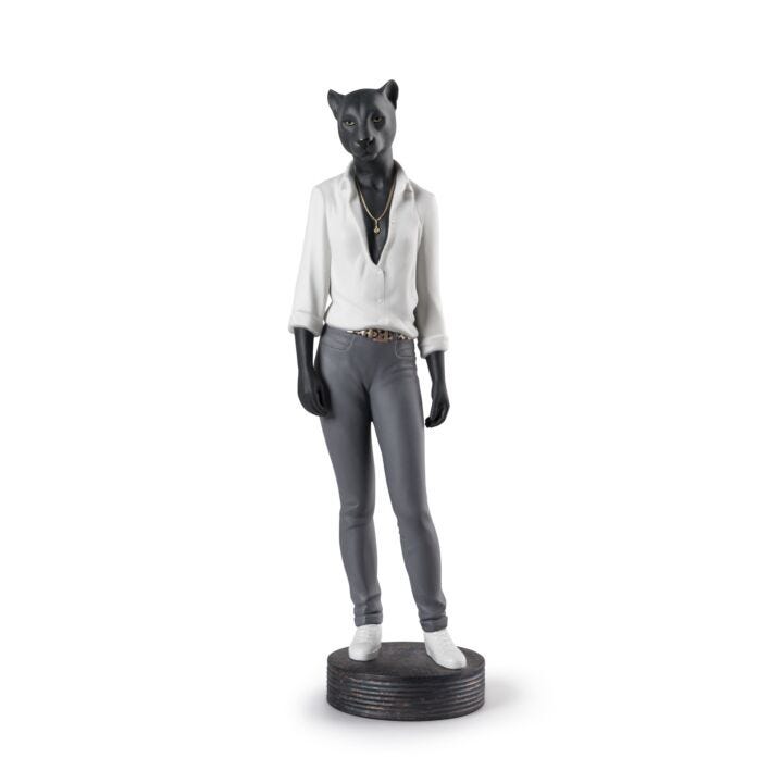 Figura Panther woman en Lladró