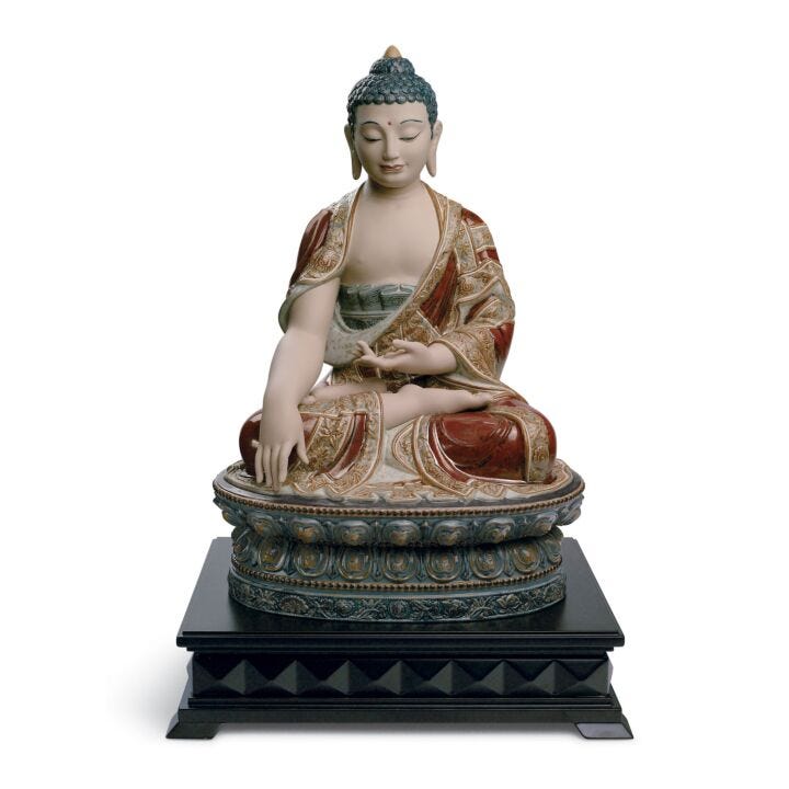 Figura Buda Shakyamuni. Tierra. Serie limitada en Lladró