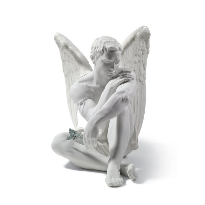 Protective Angel Figurine in Lladró