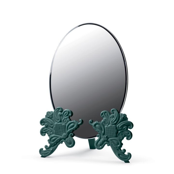 Vanity Mirror. Green in Lladró