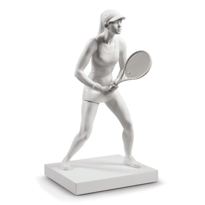 女子テニスプレイヤー (White) in Lladró