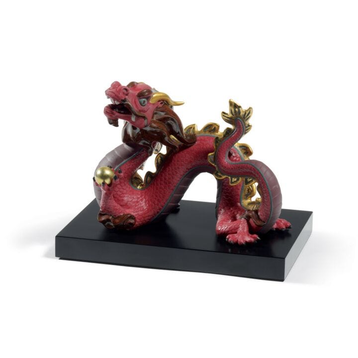 The Dragon Sculpture. Limited Edition in Lladró