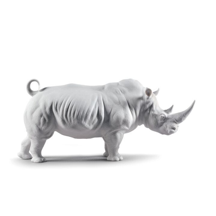 Figura Rinoceronte blanco. Mate en Lladró