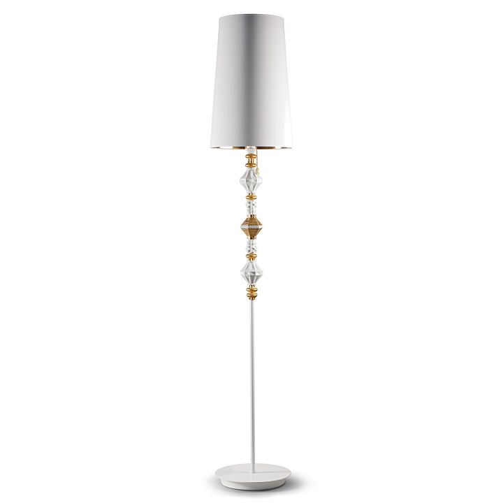 Belle de Nuit Floor Lamp II. Golden Luster (JP) in Lladró
