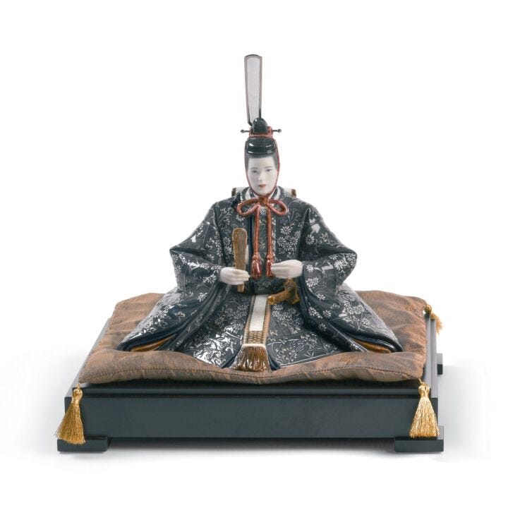 Hina Dolls - Emperor Sculpture. Limited Edition in Lladró