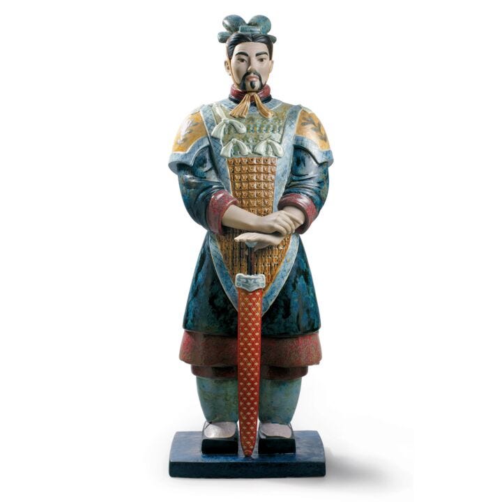 Xian Warrior Figurine. Limited Edition in Lladró