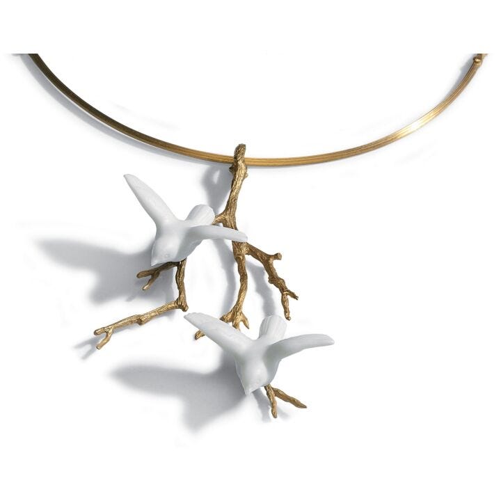 Magic Forest Necklace with Pendant in Lladró