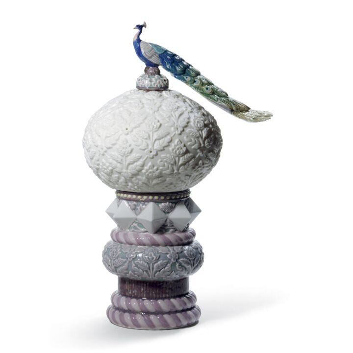 Peacock Table Lamp (CE) in Lladró