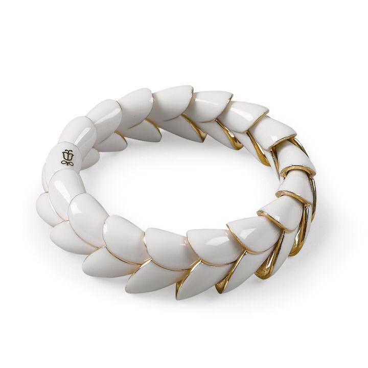 Heliconia bracelet in Lladró