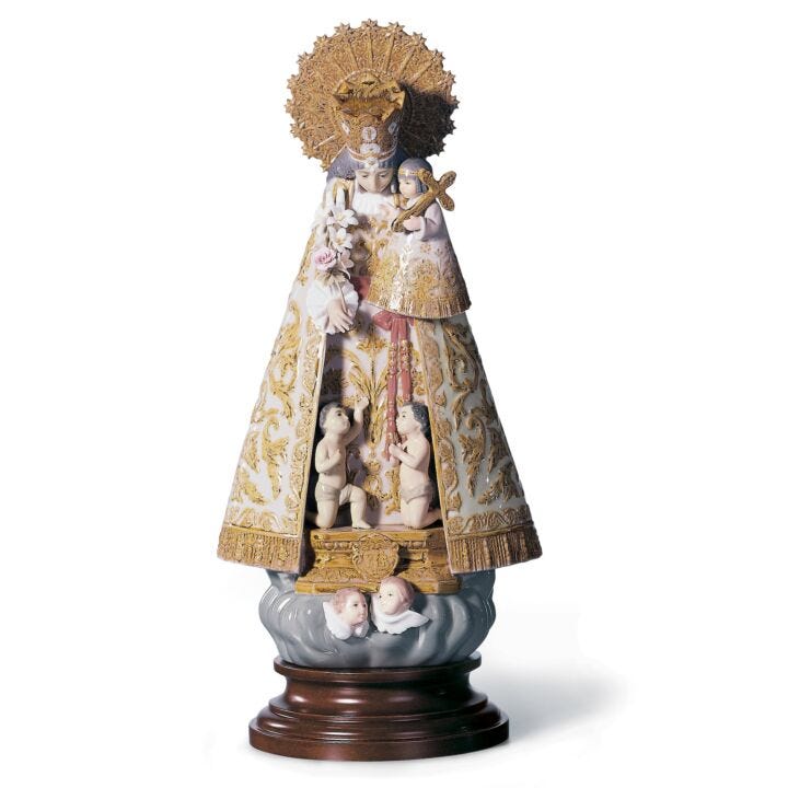 Figura Virgen de los Desamparados. Serie numerada en Lladró