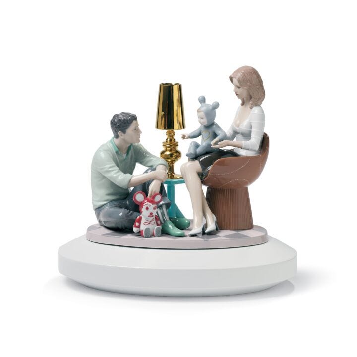 The Family Portrait Figurine. By Jaime Hayon in Lladró