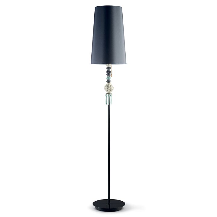 Belle de Nuit Floor Lamp I. Black (CE) in Lladró