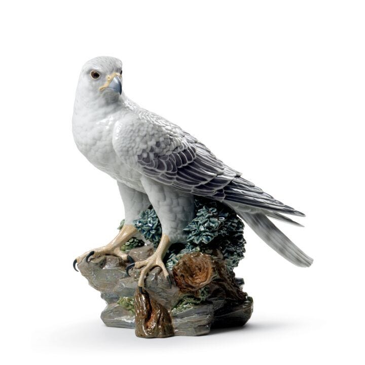 Gyrfalcon Sculpture. Limited Edition in Lladró