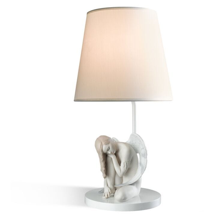 Wonderful Angel Table Lamp (UK) in Lladró