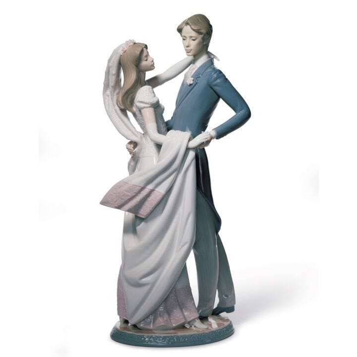 I Love You Truly Couple Figurine in Lladró