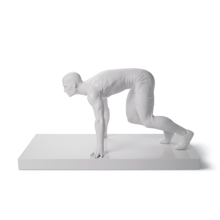 Sprinter Man Figurine in Lladró