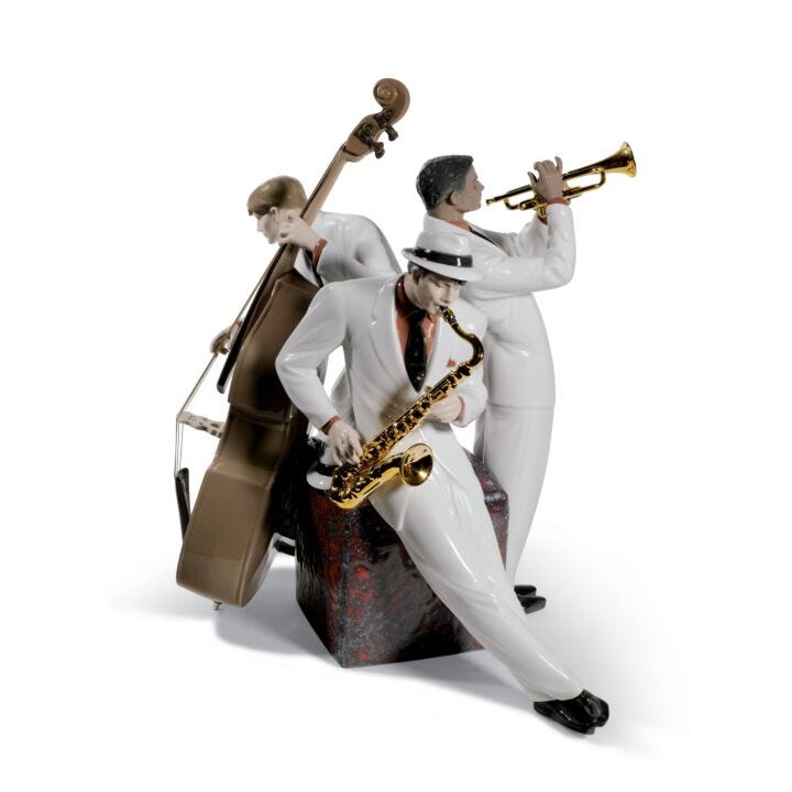 Jazz Trio Figurine. Limited Edition in Lladró