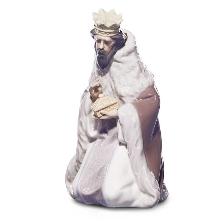 King Gaspar Nativity Figurine-II in Lladró