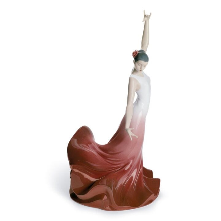 Soul of Spain Flamenco Woman Figurine in Lladró