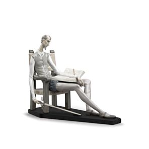 Nude with Shawl Woman Figurine. Silver Lustre | Lladró® USA
