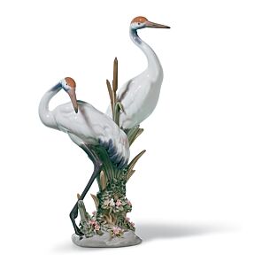 Courting Cranes Sculpture