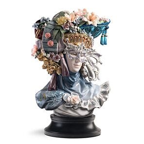 Venetian Fantasy woman Sculpture. Limited Edition