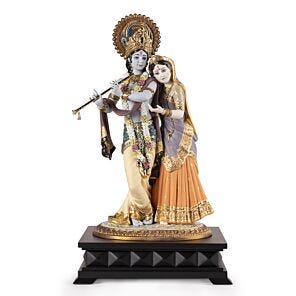 Radha Krishna Sculpture. Limited edition in Lladró