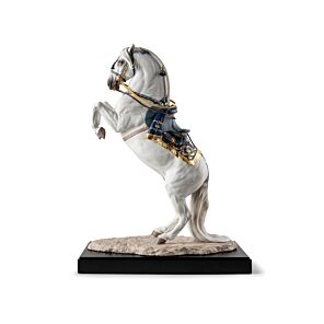 Spanish Pure Breed Sculpture - Haute École. Limited Edition in Lladró