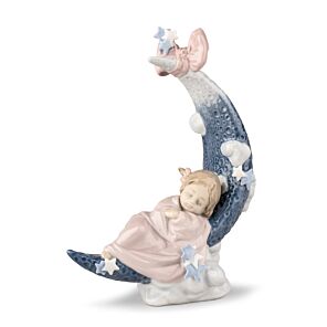 Heavens' LullaBy Girl Figurine in Lladró