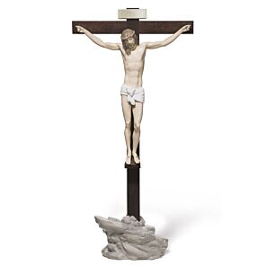 Our Saviour Crucifix Figurine Tabletop in Lladró