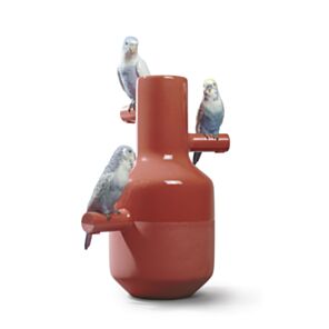 ✯ 極レア Baccarat 猩々紅冠鳥 スズメ 鳥 インコ 酉 ペット 置物✯ インコたちのパレード/ベース(Blue) | リヤドロ公式オンライン