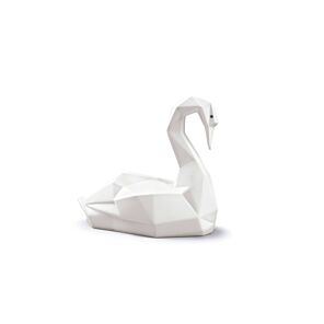 Swan Figurine. Matte White