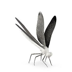 Dragonfly Figurine. Matte White