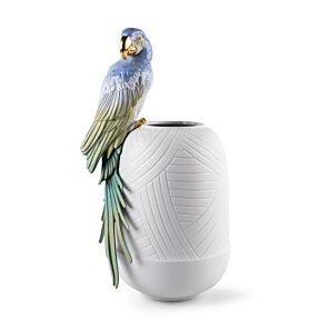 Macaw Bird Vase