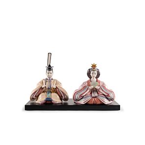 Figurina Hina Dolls. Beige e rosa in Lladró